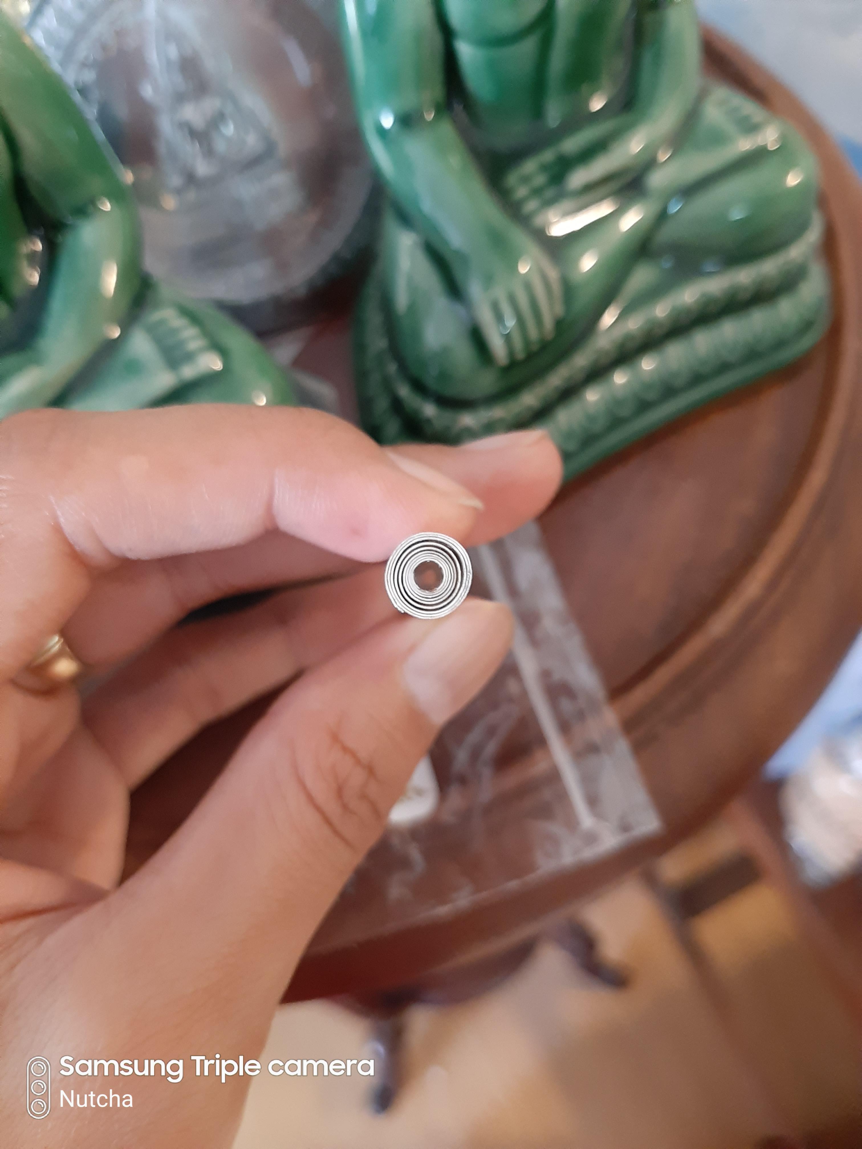 ตะกรุดมหาสะท้อน รุ่น 5 วัดท่าขนุน เลี่ยมทอง พร้อมซองสติ๊กเกอร์เดิม