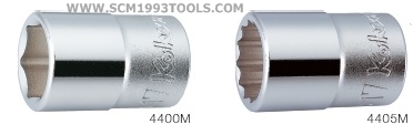 KOKEN ลูกบ็อกสั้น 4 หุน ขนาดมิล 6p-12p HAND SOCKETS