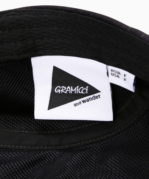 หมวก Gramicci x And Wander Patchwork Wind Cap ของใหม่ ของแท้ พร้อมส่งจากไทย หมวกกันน้ำ