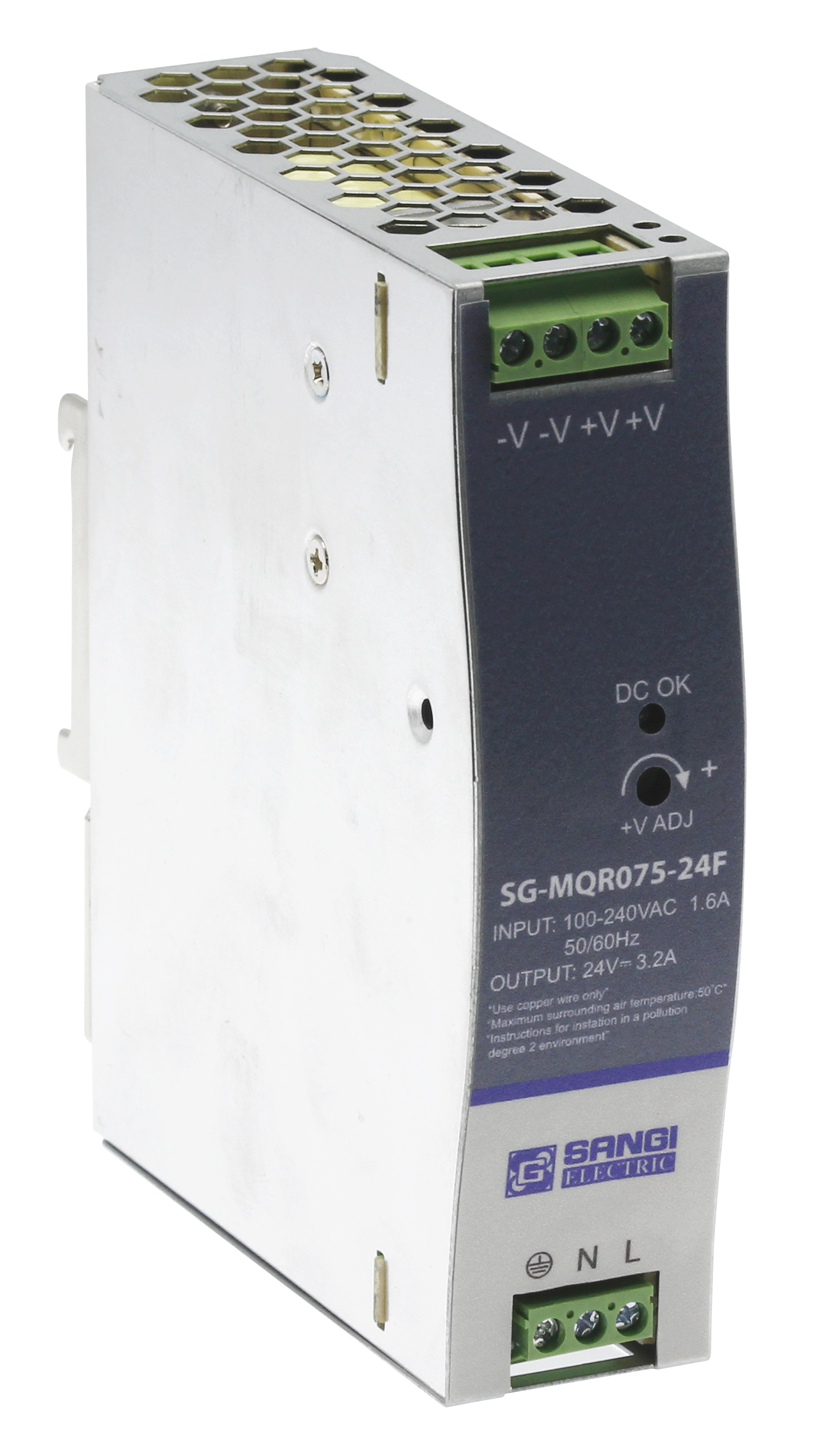 สวิตชิ่งดีซีเพาเวอร์ซัพพลาย รุ่น SG-MQR075-24F เอาท์พุต DC24V กระแส 3.2A