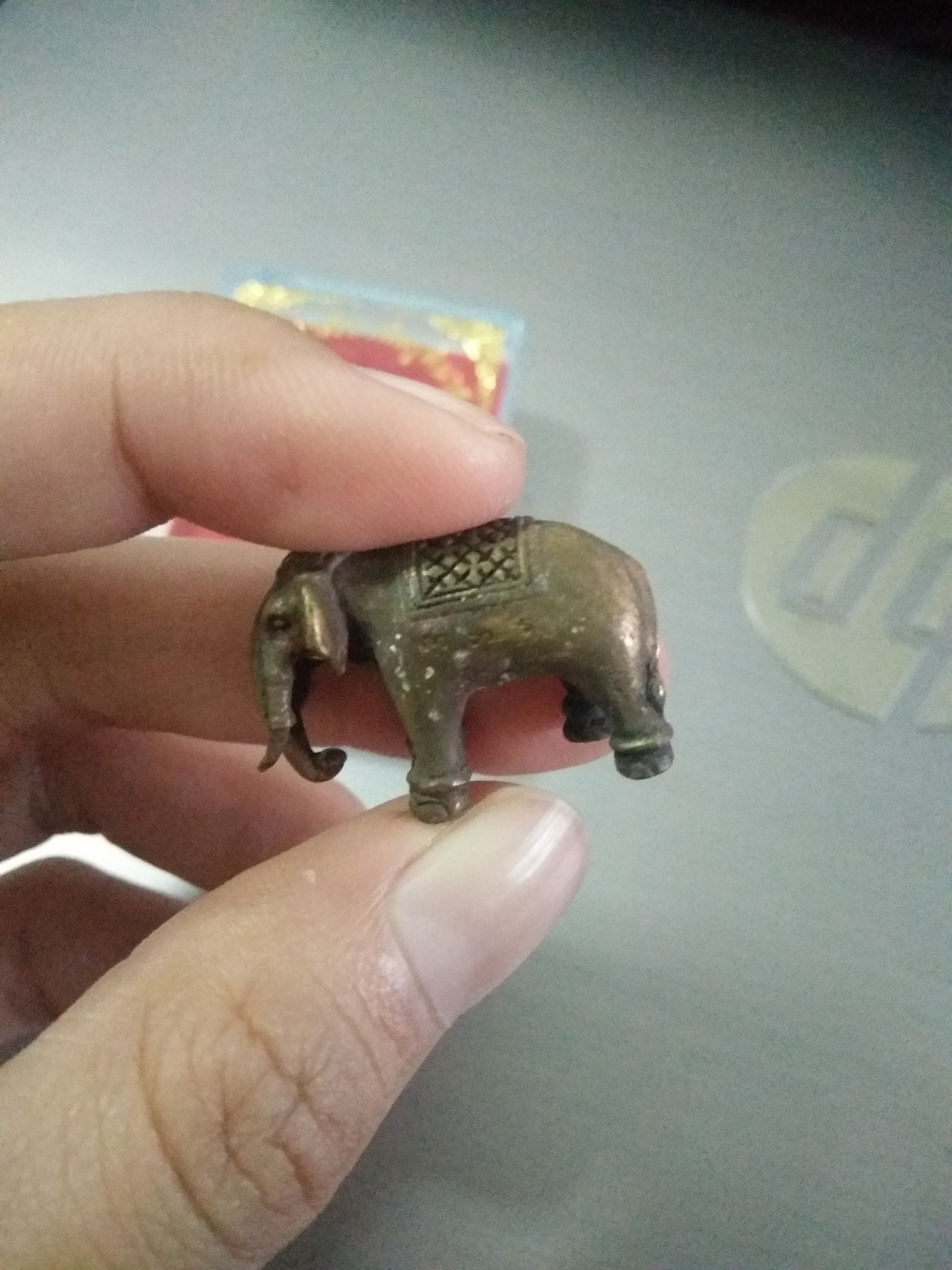 พญาช้างปู้ก่ำงาเขียว (พระอาจารย์เล็กร่วมเสก) วัดพระพุทธบาทถ้ำป่าไผ่