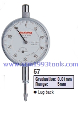 PEACOCK พีค้อก เกจตั้งศูนย์ ไดอัลเกจ รุ่น 57 DIAL GAUGE