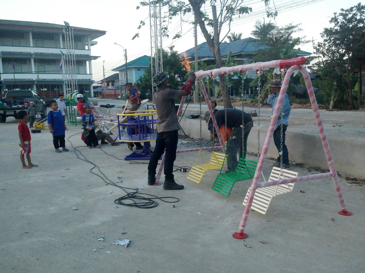 เครื่องออกกำลังกายกลางแจ้งวังหิน