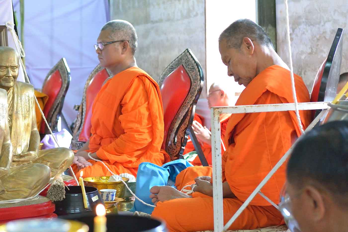 หนุมานหน้ากระบี่ไม้พุดซ้อน รุ่น บูรณะอุโบสถ วัดอินทาราม ปี 59