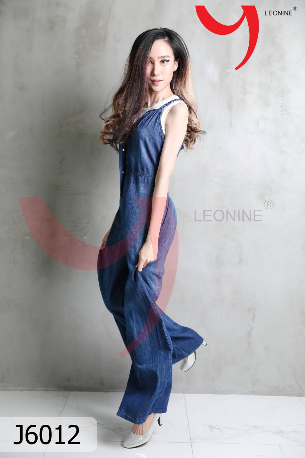 จั้มสูทยาว # Free size สียีนส์เข้ม ผ้ายีนส์เนื้อนิ่ม ไม่หด แบบสวย ใส่สบาย ใส่ได้หลายโอกาส
