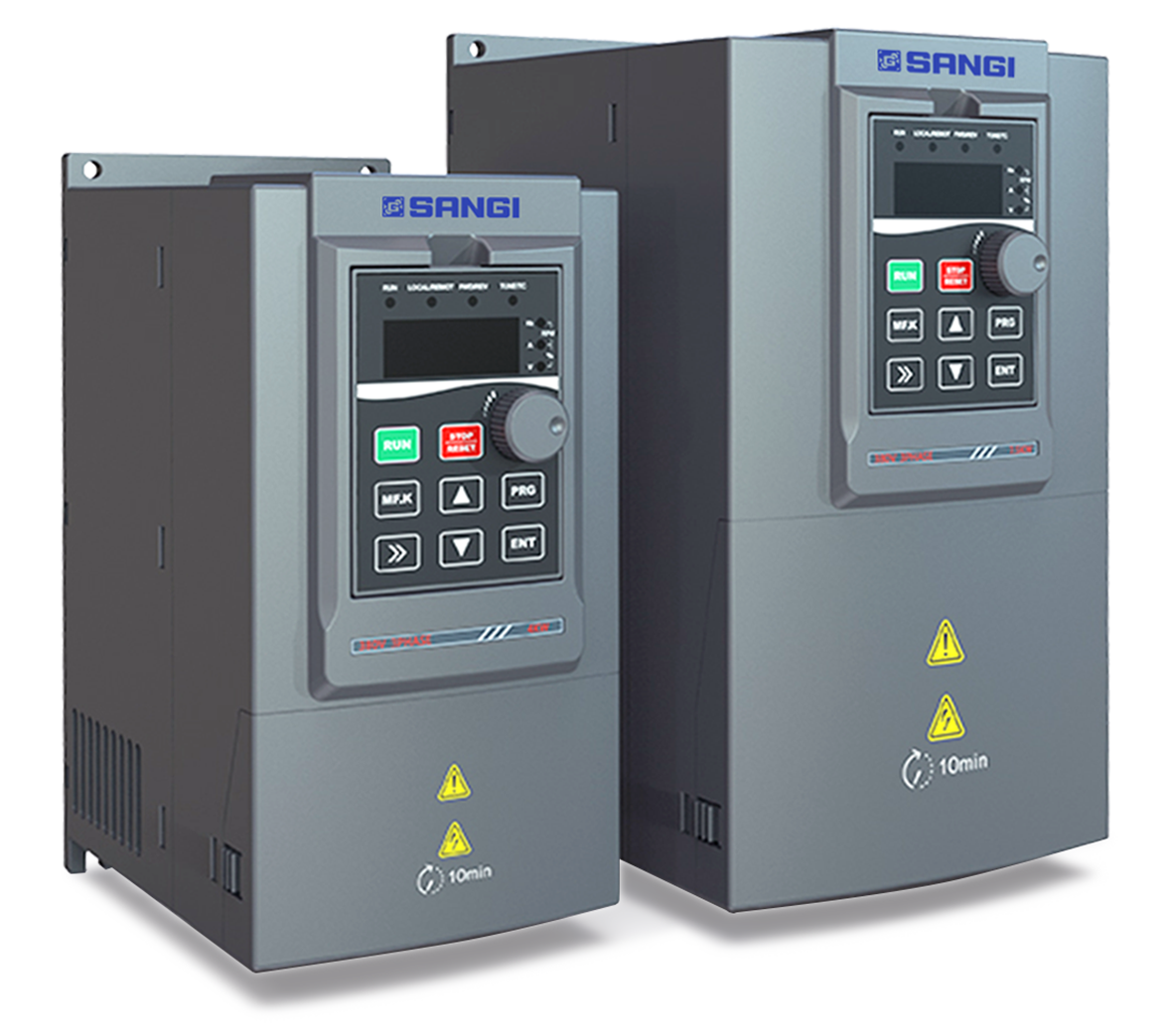 SANGI Inverter สำหรับมอเตอร์ 3 เฟส Model : SG-VB-4T030G/037P/30kW/ 40HP/ 3 phase 380VAC