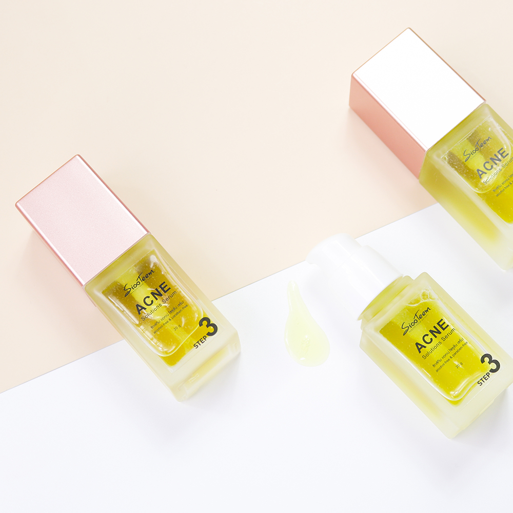 SIXTEEM ACNE Solutions Serum เซรั่มสิว ลดสิวอักเสบ รักษาสิว สูตรป้องกันสิว