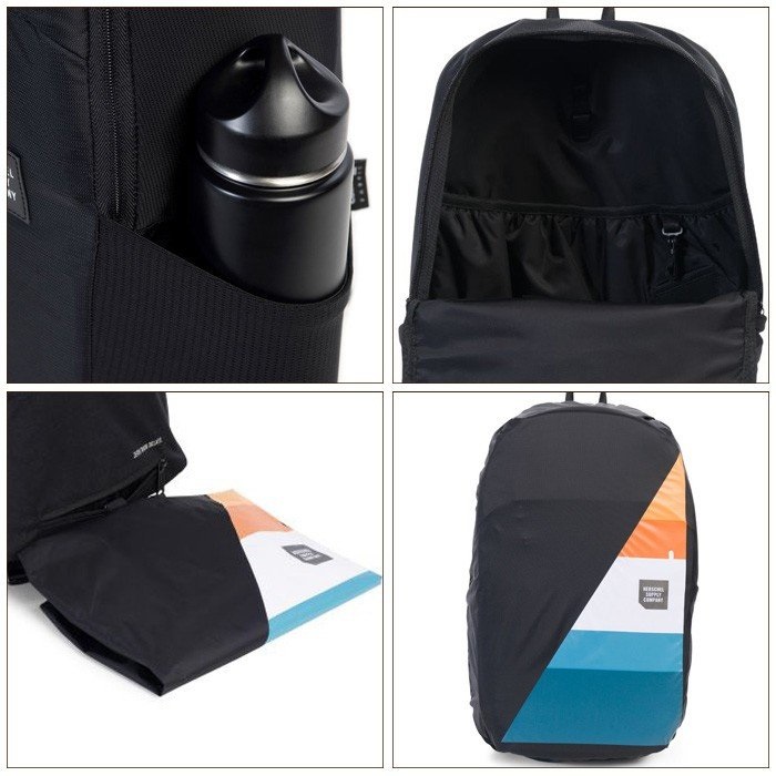 กระเป๋าเป้ Herschel Mammoth Medium - Brindle Black ของใหม่ ของแท้ พร้อมส่ง กระเป๋า Daypack