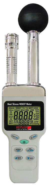 เครื่องวัดดัชนีความเครียดจากความร้อน (Heat Stress WBGT Meter) แบรนด์ : KEPLER รุ่น : KTM-188