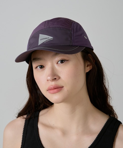 หมวก Gramicci x And Wander Patchwork Wind Cap ของใหม่ ของแท้ พร้อมส่งจากไทย หมวกกันน้ำ