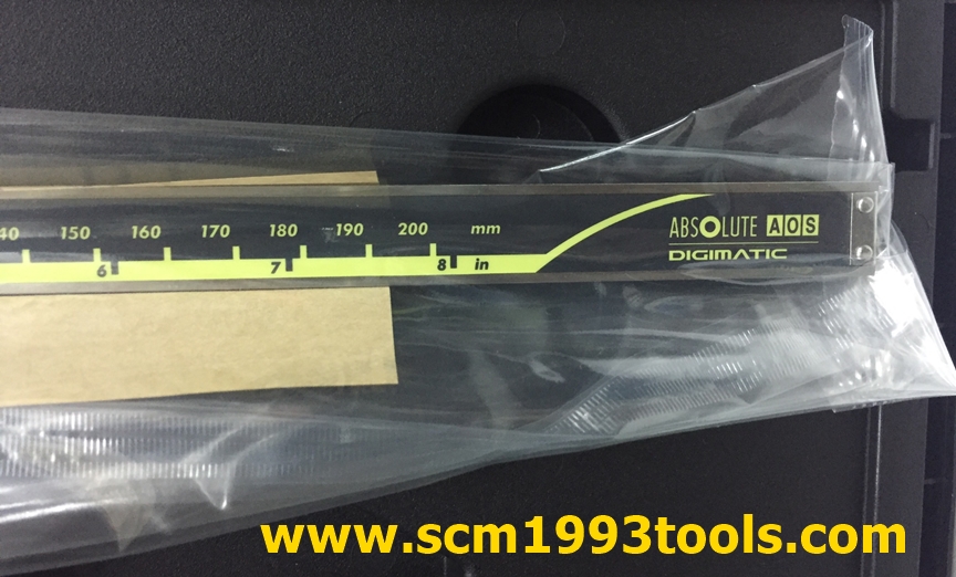 เวอร์เนียดิจิตอล 8 นิ้ว Mitutoyo รุ่น 500-197-30 ABSOLUTE Digimatic Caliper 200mm / 8" ญี่ปุ่น คุณภาพดี