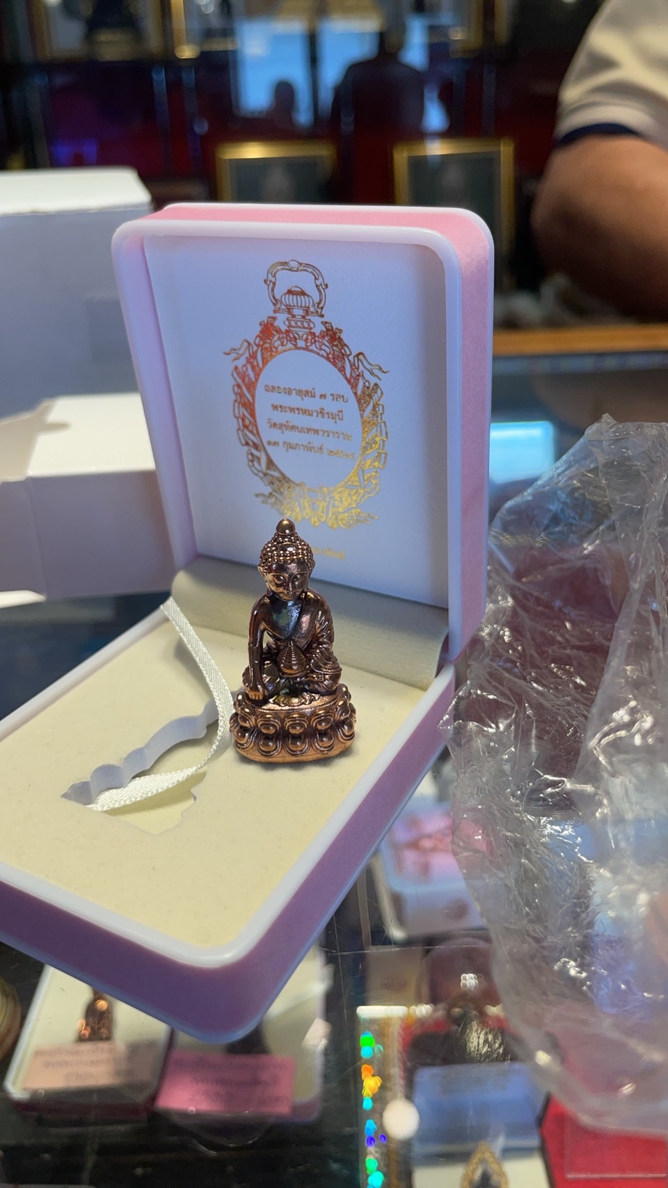 พระกริ่งบูชา 3 นิ้ว ทองเหลืองรมดำ 1 ใน 99 องค์ รุ่น อายุวัฒนมงคล 7 รอบ 84 ปี ลพ.เล็ก พุทธาภิเษก วัดสุทัศน์ฯ