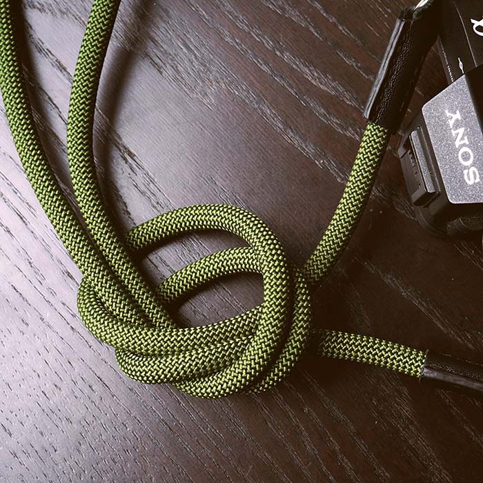 สายคล้องกล้อง เชือกถัก เชือกปีนเขา Wanderer Paracord Climbing Rope Camera Strap Handmade ของแท้ พร้อมส่ง