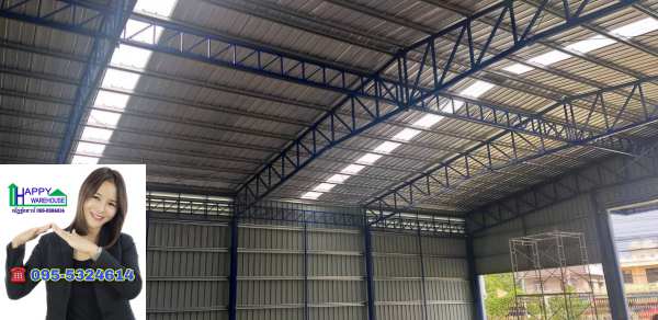 รับสร้างโกดัง สิงห์บุรี ขนาด20x30x6.00 เมตร