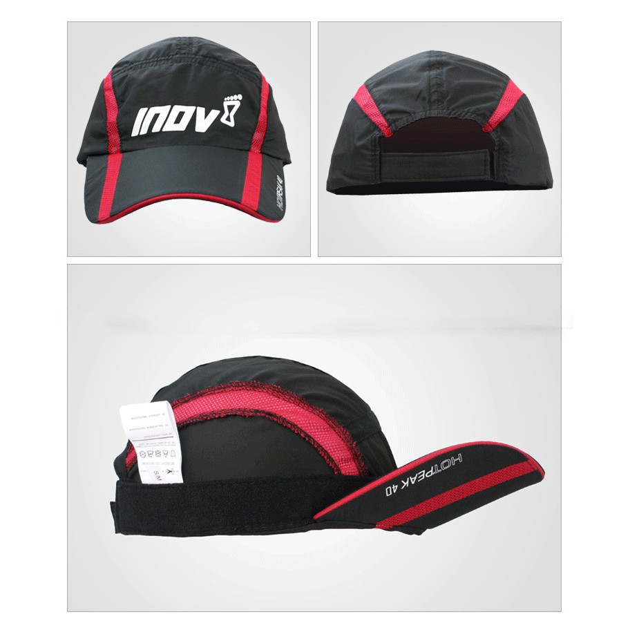 หมวกวิ่ง Inov-8 Hot Peak 40 ของใหม่ ของแท้ พร้อมส่ง หมวกระบายอากาศ หมวกแห้งไว หมวกไตรกีฬา หมวกว่ายน้ำ