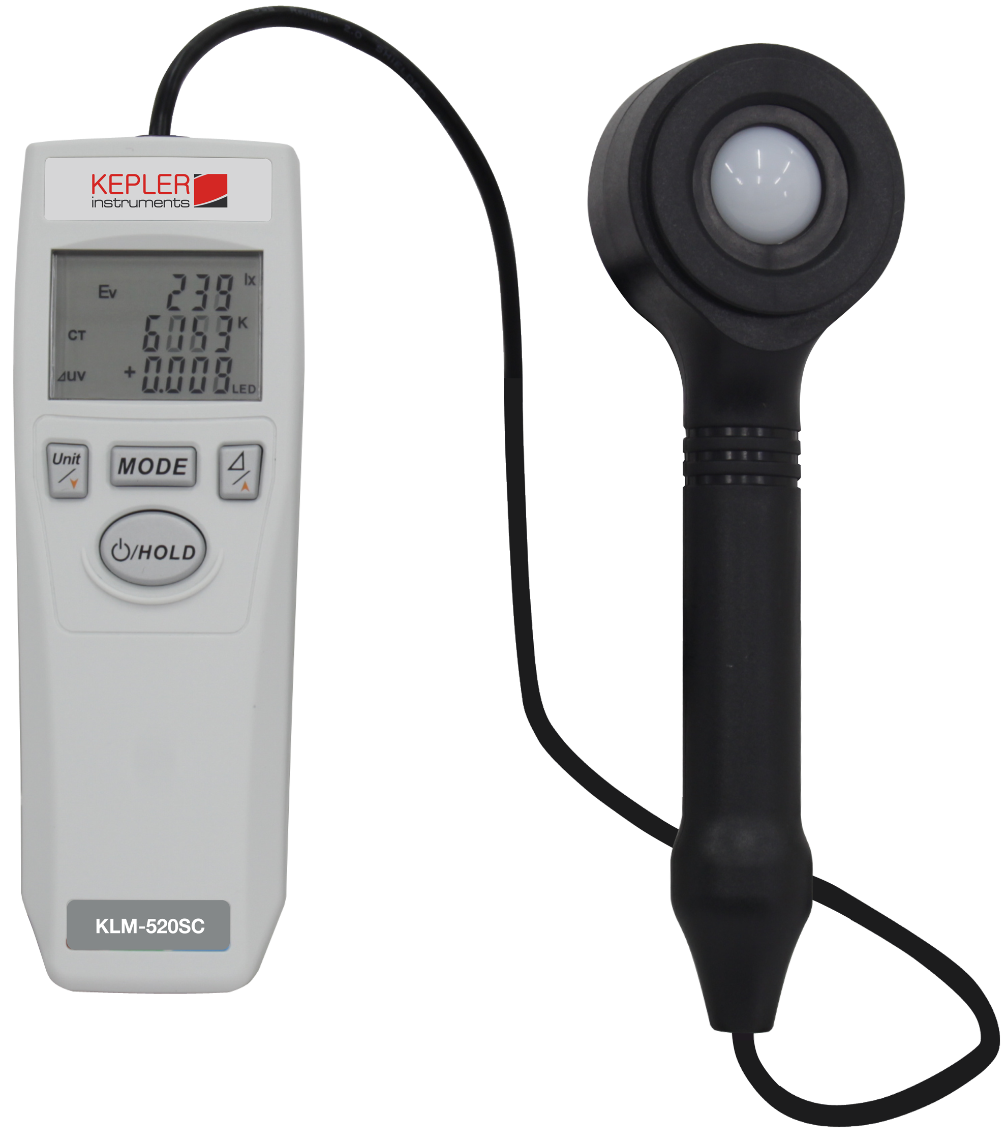 เครื่องวัดความเข้มแสง-อุณหภูมิสี (Chroma Lux Light Meter) รุ่น KLM-520SC แบรนด์ KEPLER