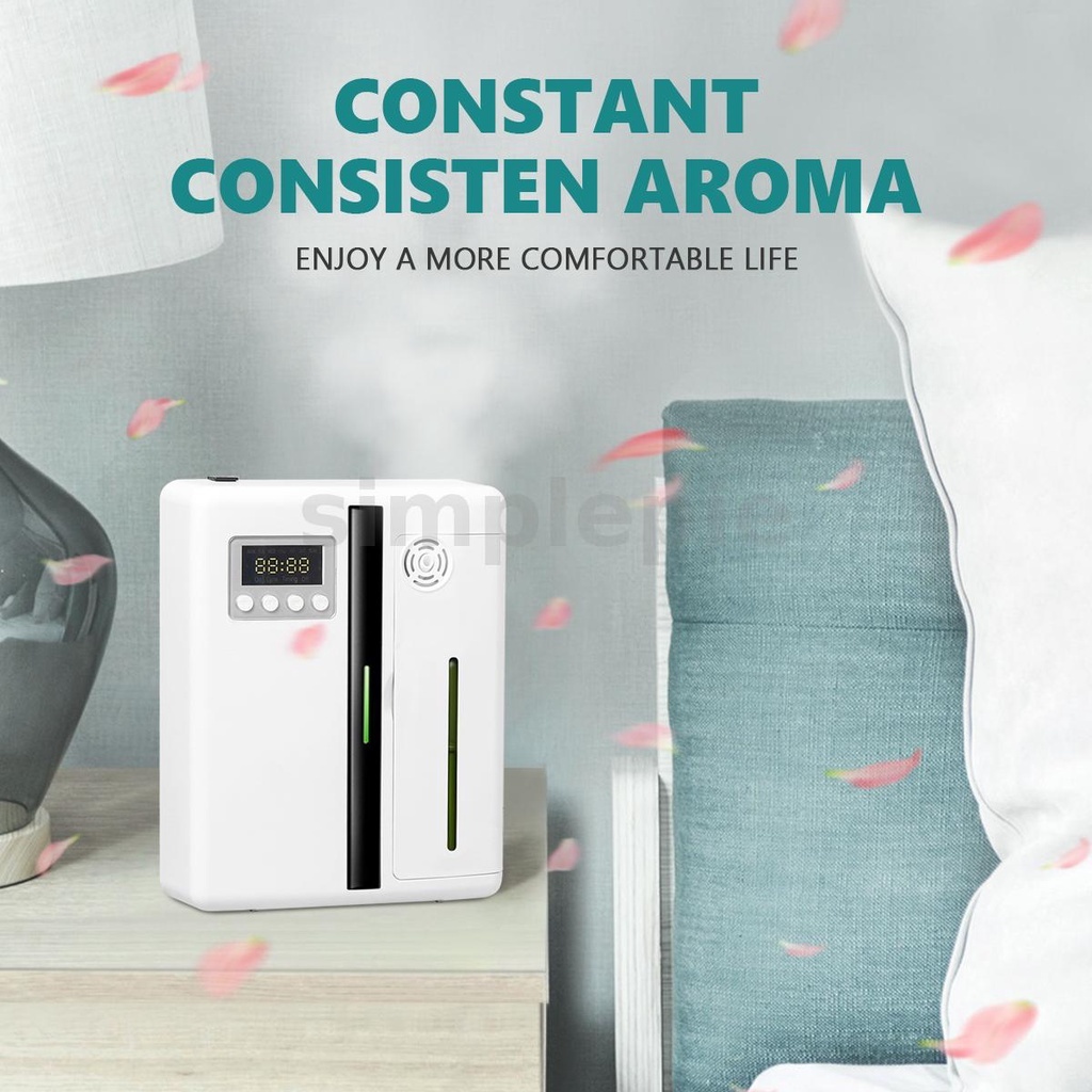 เครื่องพ่นกลิ่นน้ำมันหอมระเหย อโรม่า Scent Machine Air Purifier Aroma Essential Fragrance Oil ความจุ 160 มล.