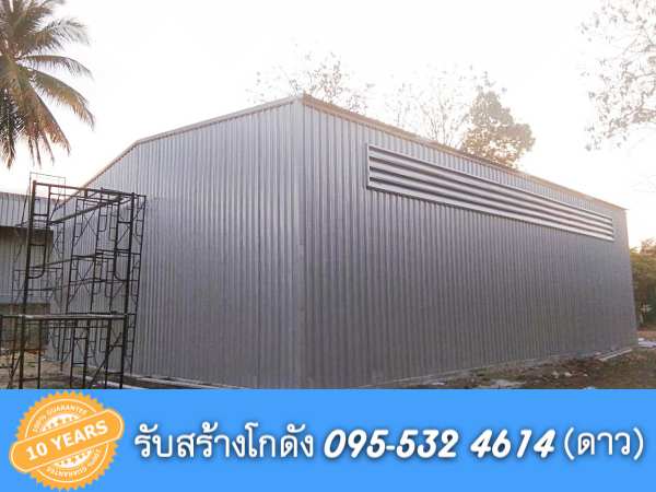 รับสร้างโกดังสำเร็จรูป ปากช่อง โคราช ขนาด15x20x6 เมตร