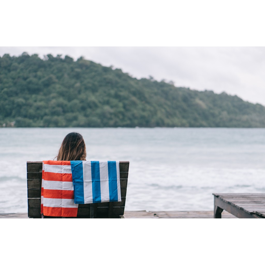 ผ้าเช็ดตัวพกพาใหม่ล่าสุด - มาพร้อมกับถุงสำหรับใส่ เป็นทั้งผ้าเช็ดตัว, ผ้าปูรองนอนบนชายหาด