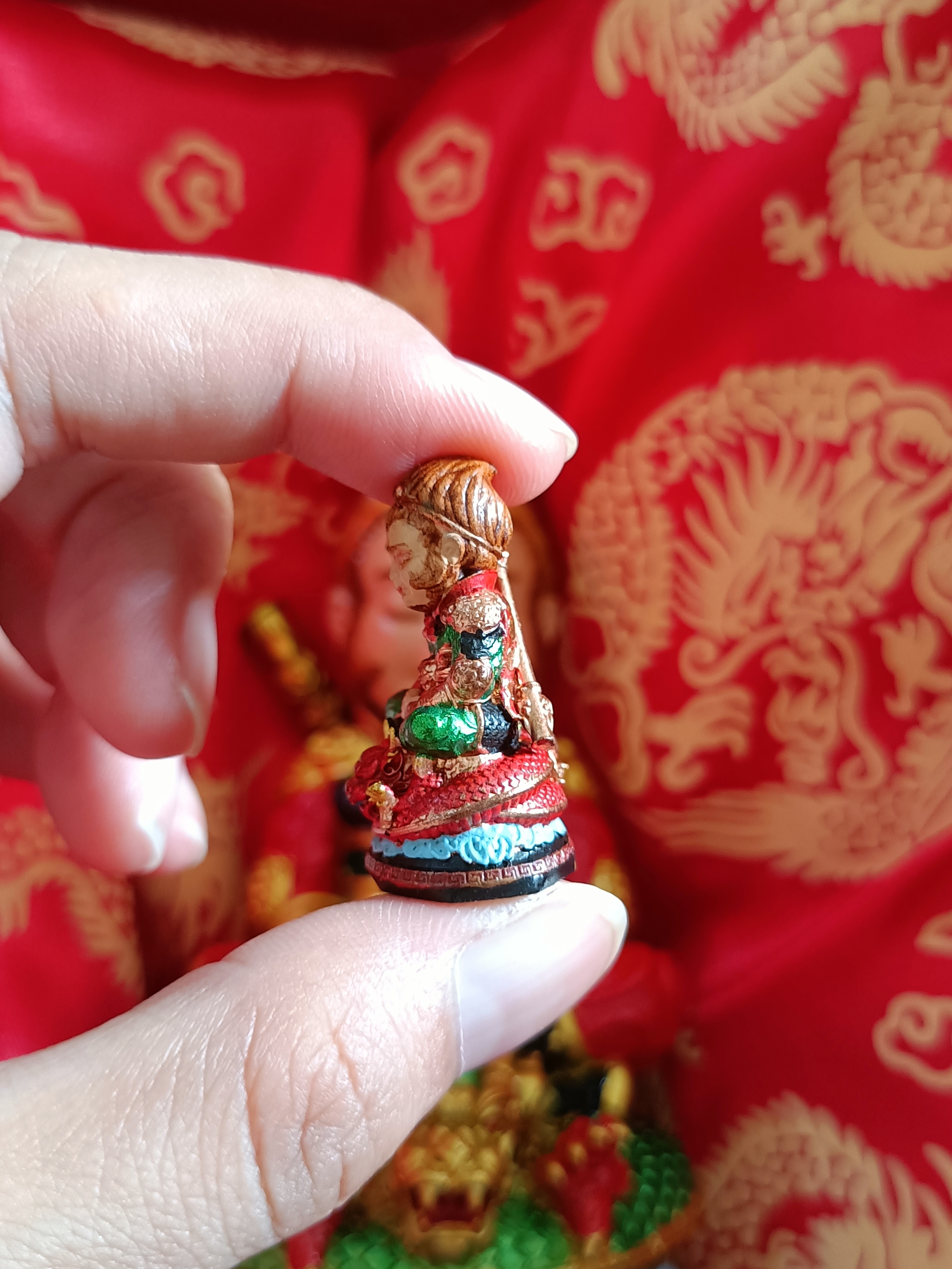 ฉีเทียนน้อย รุ่น 2 เลข 64 เข้าพิธีเสกแบบจีน วัดถ้ำเขาชะอางค์