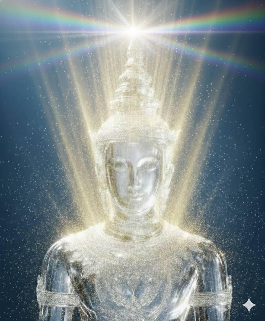 ลูกแก้วจัดรพรรดิยอดมงกุฎ (สีแดงหมด)หลวงพ่อเอ บ้านสุมมโน ปี 68