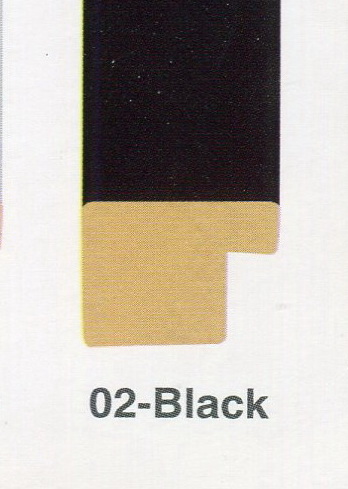 กรอบแบบ 02 สีดำ
