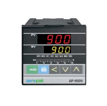 เครื่องวัด-ควบคุมอุณหภูมิแบบติดแผง Aeropak รุ่น AP-900N-101 (Temperature indicating controllers)