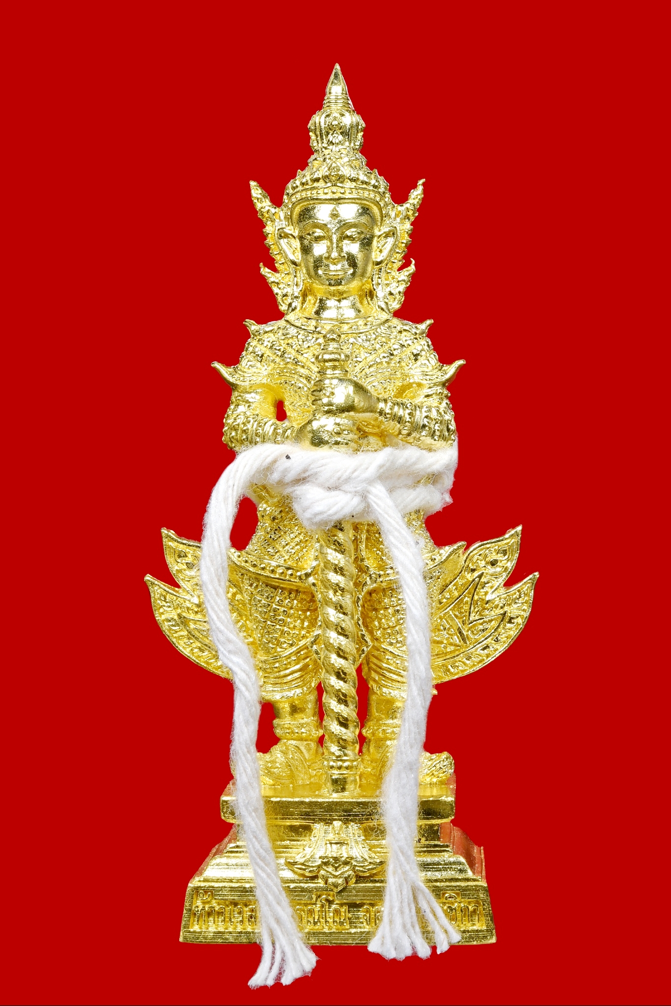 พระบูชาท้าวเวสสุวรรณหน้าเทวดา สูง 4 นิ้ว ลพ.อิฏฐ์ วัดจุฬามนี