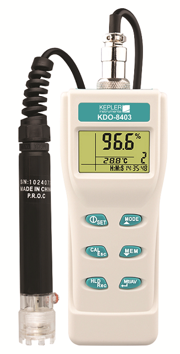 เครื่องวัดปริมาณออกซิเจนแบบมือถือ (Handheld Dissolved Oxygen Meter) แบรนด์ : KEPLER รุ่น : KDO-8403