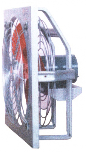 พัดลม อุตสาหกรรม ระบายอากาศ แบบติดผนัง รุ่น ตะแกรงหน้าหลัง เคพีเอ็ม ขนาด 14 นิ้ว (ใบแดง) ส่งฟรี