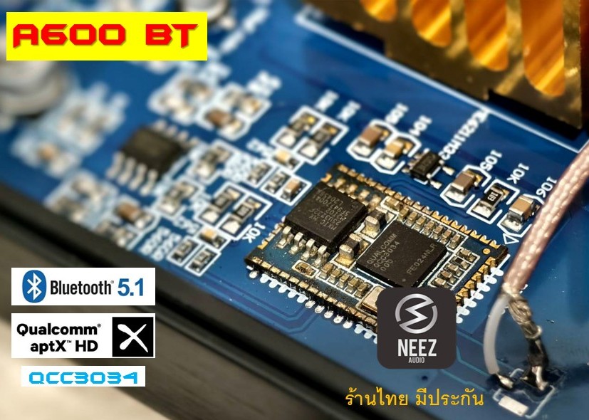 ใหม่ ! แอมป์ A600 (600W.) DAC Bluetooth Aptx-HD พลังหนักแน่น เสียงชัด ใส พร้อมหม้อแปลง ร้านไทย พร้อมส่ง