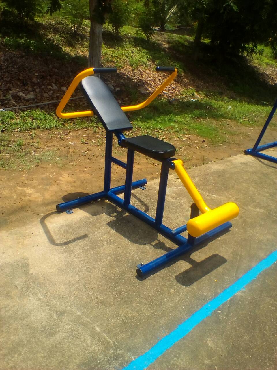 รหัส SM ผลงานติดตั้ง (ต.บางดี จ.ตรัง) เครื่องออกกำลังกายกลางแจ้ง