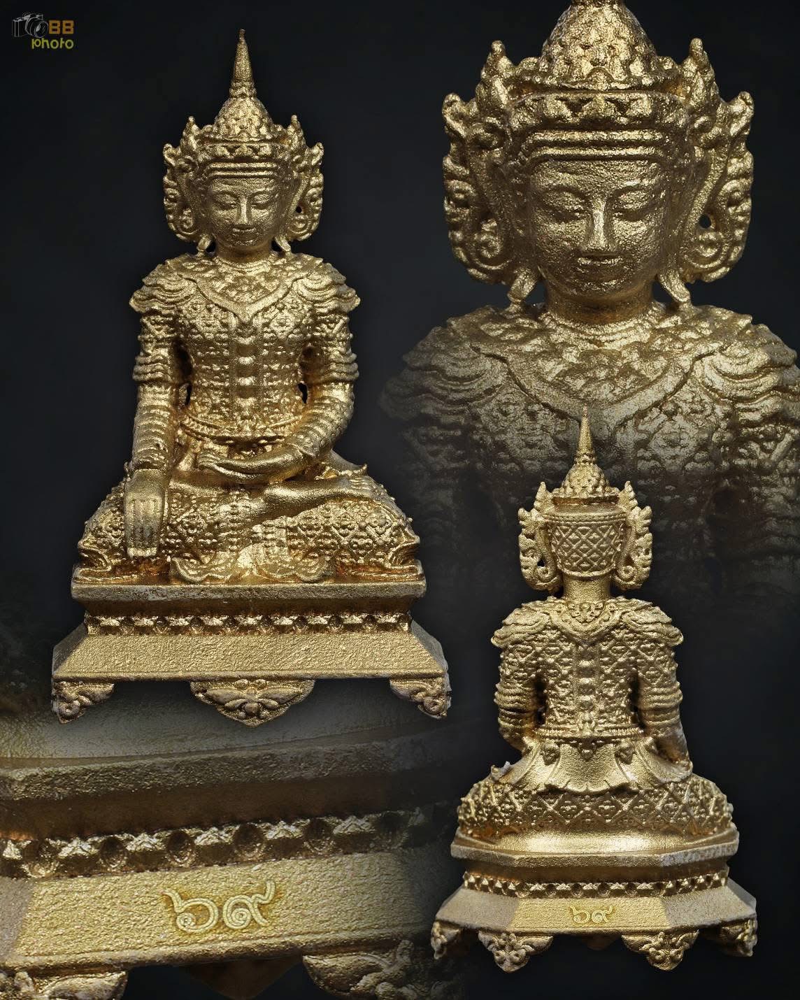 พระพุทธอิทธิคุณบุญพินิมมิต รุ่น 1 (ทองแดงพ่นทราย อุดผงยา ตะกรุดทองเหลือง 1 ใน 100) ลพ.เล็ก พอจ.พันแสง วัดศิลาวาส