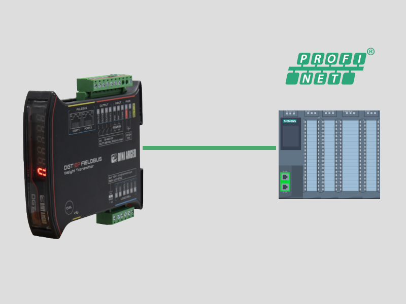 จอแสดงผลเครื่องชั่งน้ำหนักรุ่น DGT1SP-PRONET (Profinet) DINI ARGEO