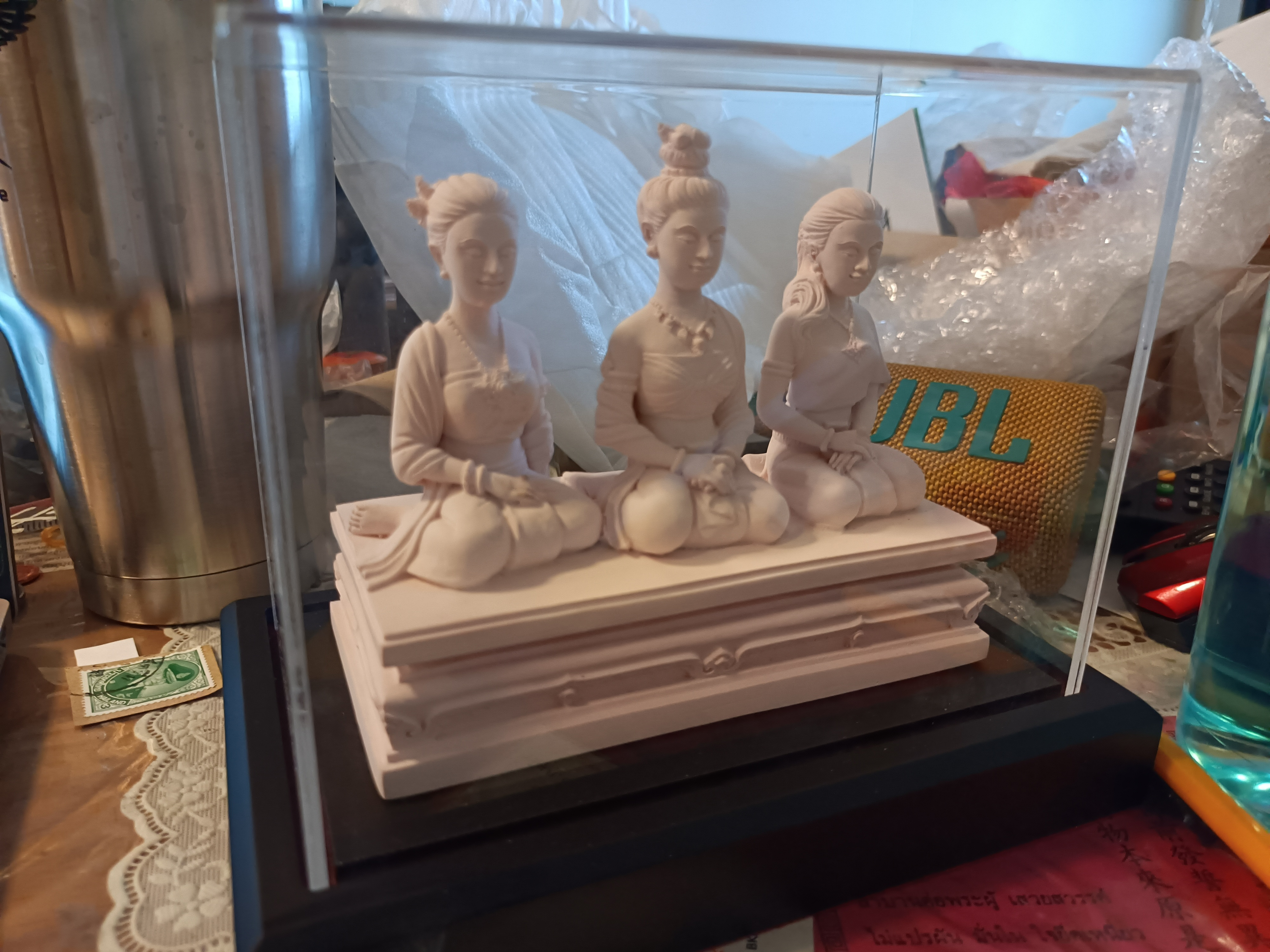 ท่านแม่ทั้งสาม เนื้ิอเรซิ่น บ้านสุมโน ลพ.เล็ก วัดท่าขนุน พุทธาภิเษก