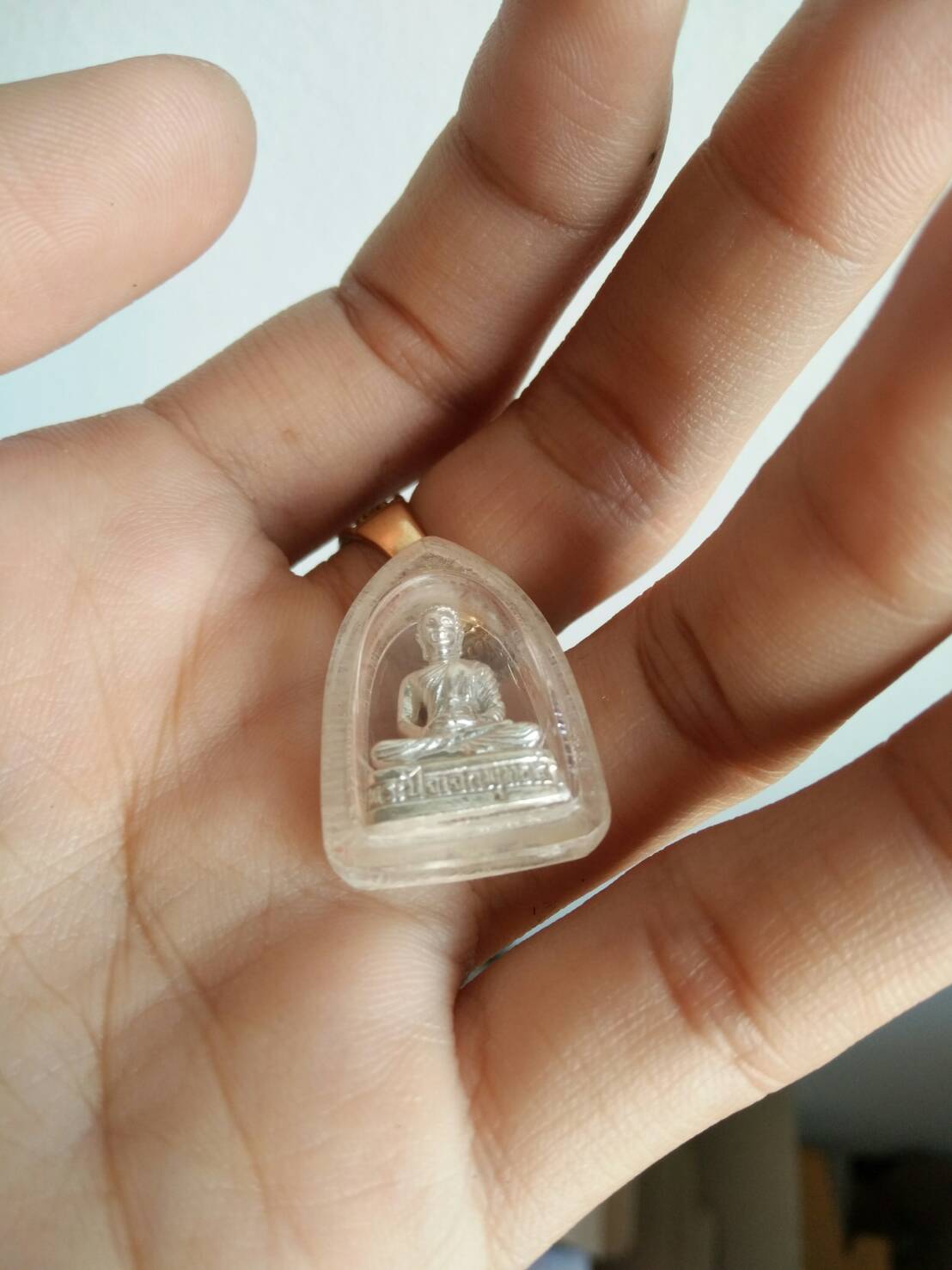 พระปัจเจกพุทธเจ้าเนื้อเงิน วัดท่าขนุน ไม่มีกล่อง