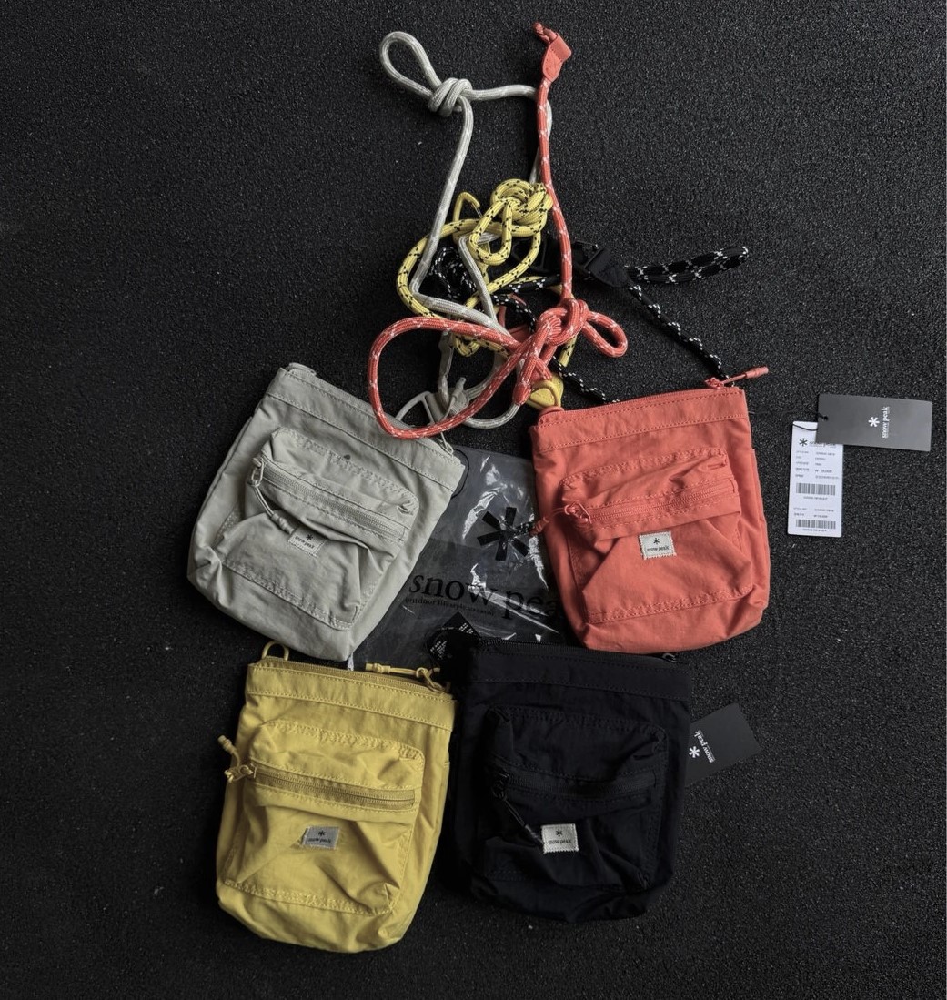 กระเป๋าสะพายข้าง Snow Peak Cample Mini Sacoche ของใหม่ ของแท้ พร้อมส่ง