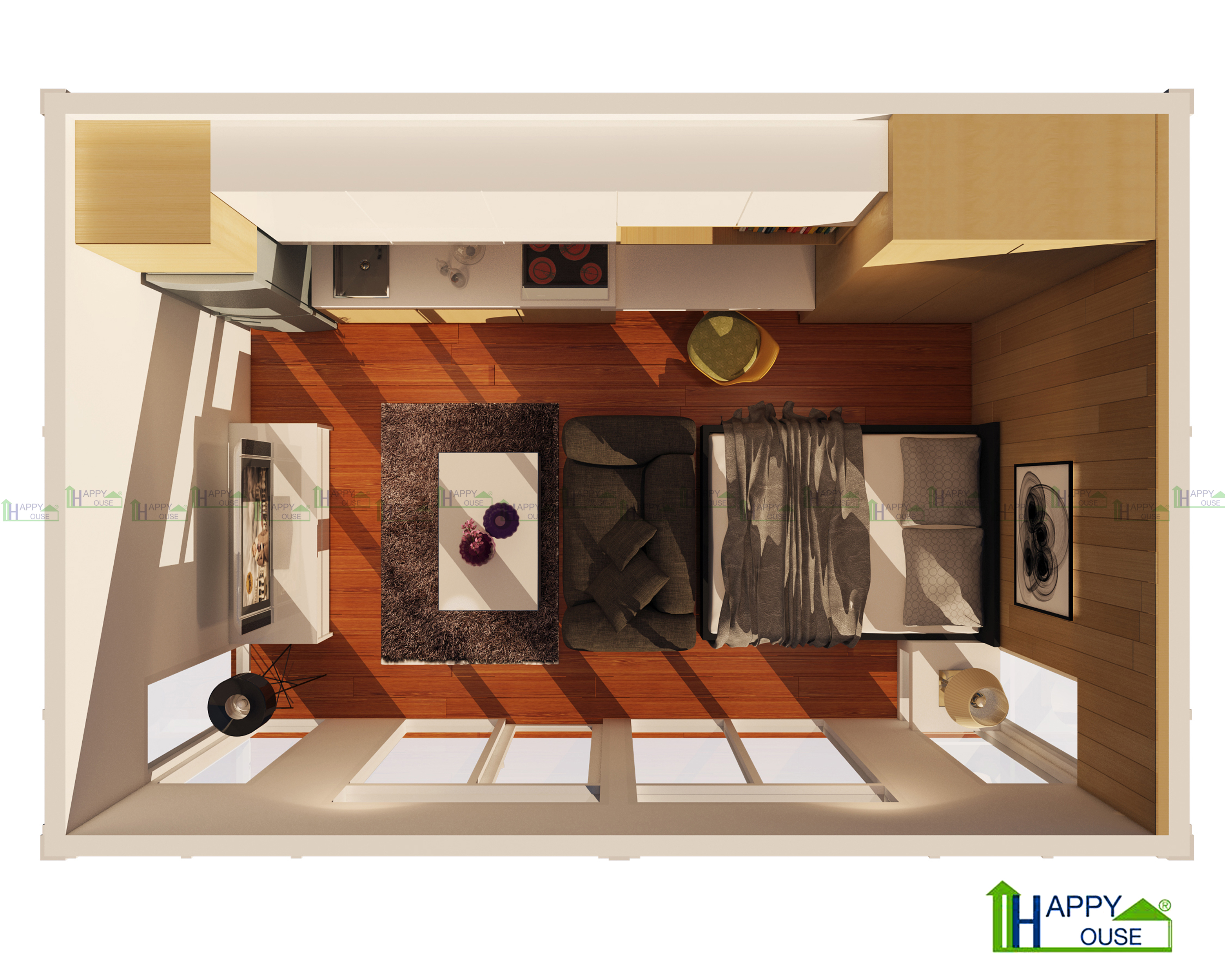 บ้านน็อคดาวน์ บ้านสำเร็จรูป สร้างออฟฟิศ ms-07