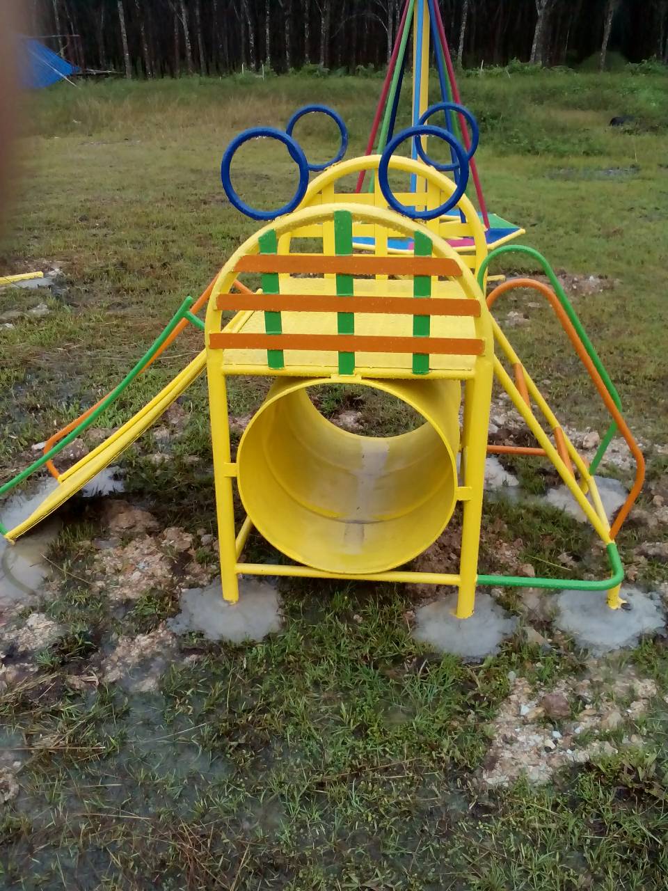 รหัส PG ผลงานติดตั้ง (อำเภอนาโยง จังหวัดตรัง) เครื่องออกกำลังกายเด็ก