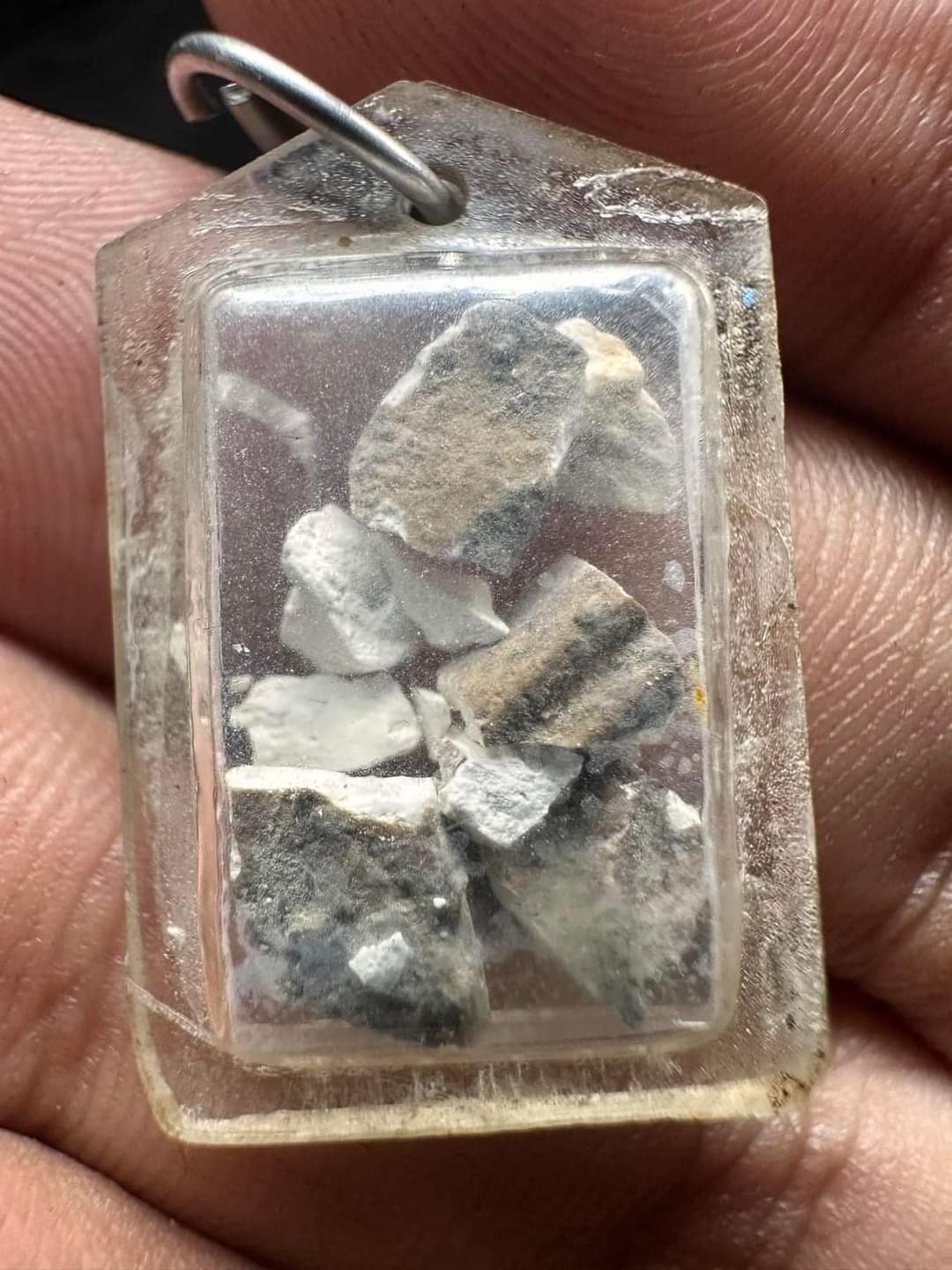 พระกริ่งดาวห้าดวง นวะแก่เงิน (มีเนื้อเกินหลายจุด) ลพ.เล็ก วัดท่าขนุน ลพ.บ๊ะ พุทธาภิเษก