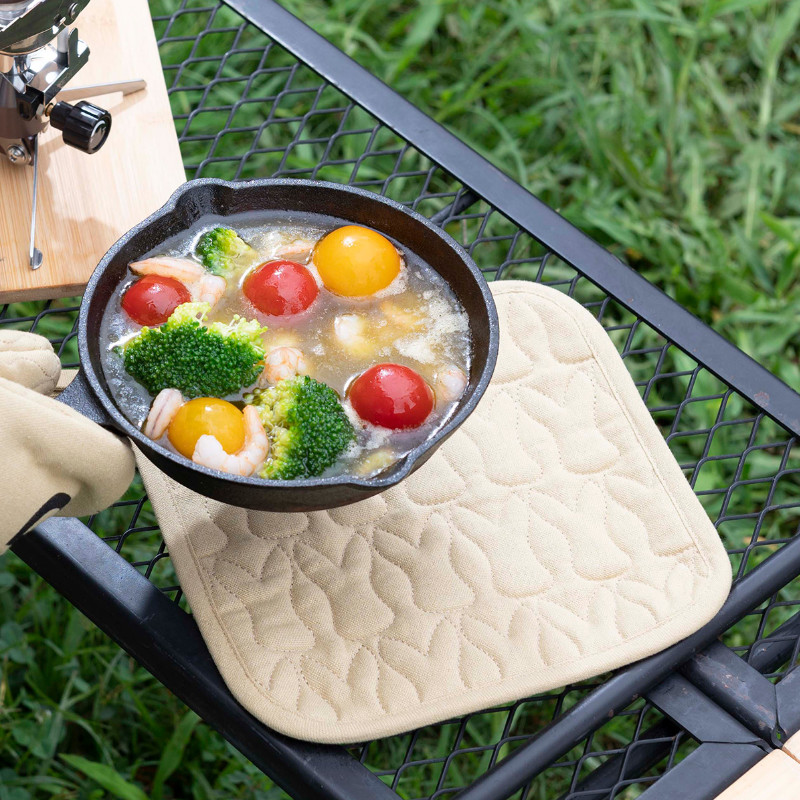 ถุงมือและแผ่นรองกันร้อน แคมป์ปิ้ง DOD Camping Glove ของใหม่ ของแท้ พร้อมส่ง