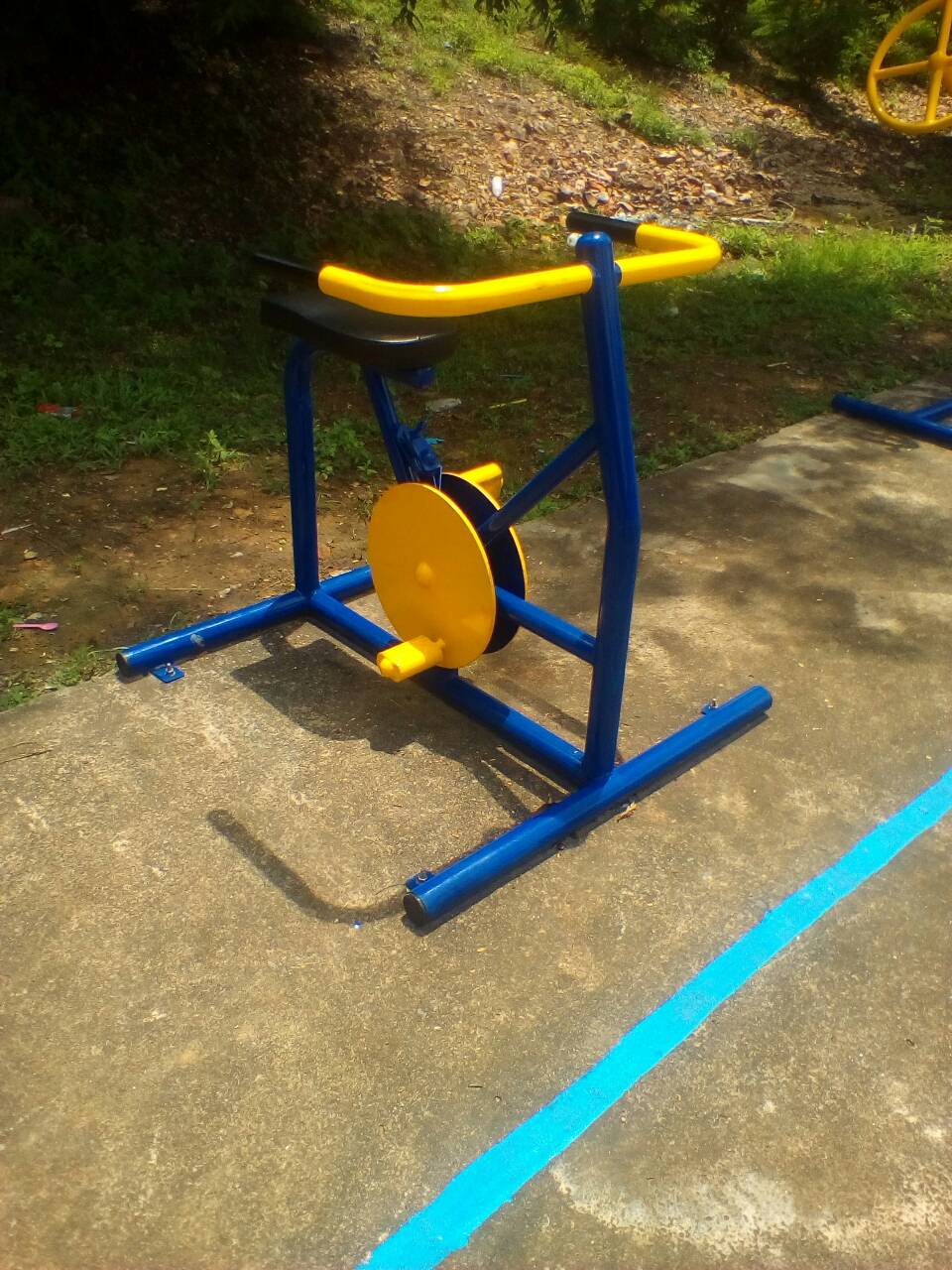 รหัส SM ผลงานติดตั้ง (ต.บางดี จ.ตรัง) เครื่องออกกำลังกายกลางแจ้ง