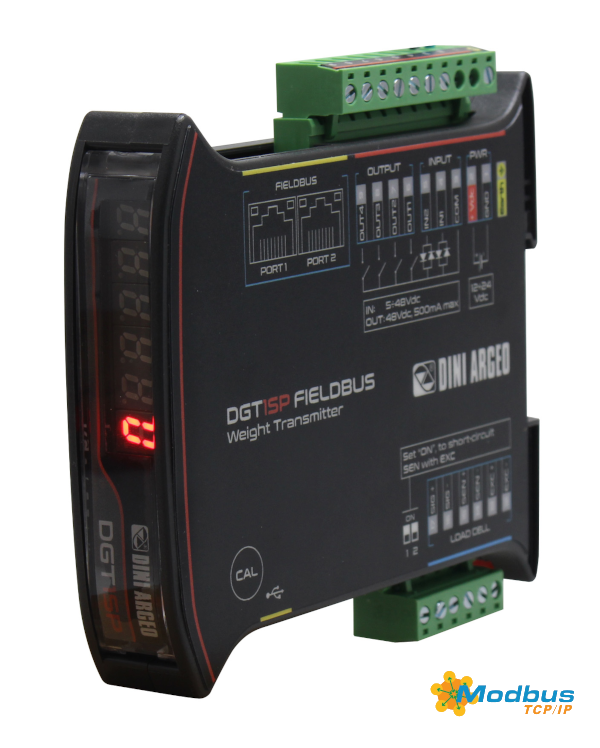 จอแสดงผลเครื่องชั่งน้ำหนักรุ่น DGT1SP-MODTCP (MODBUS TCP) DINI ARGEO