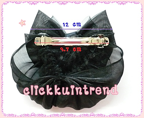 เน็ตคลุมผมเกล้า ขายส่ง ขนาดใหญ่ เซต 10 ชิ้น (ผ้าคลุมผ้าไหม) คละสี