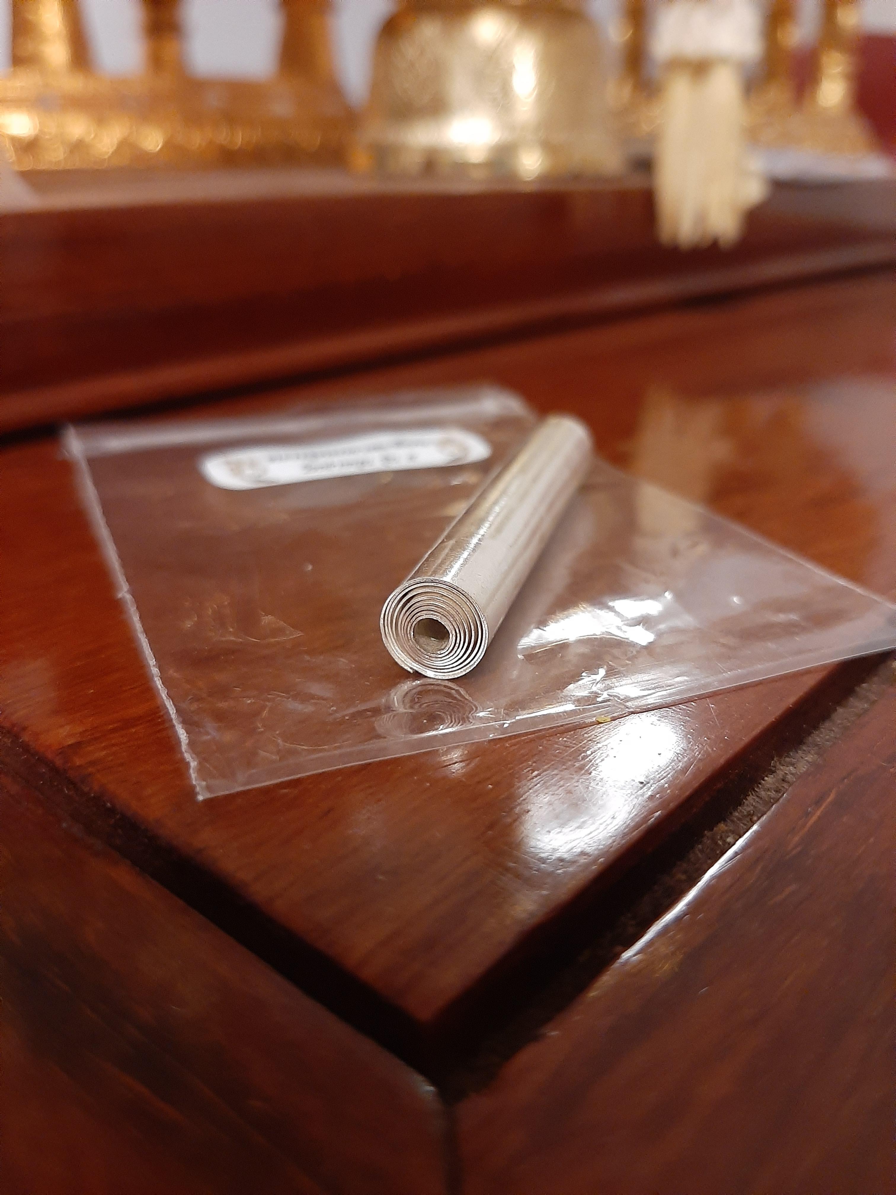 ตะกรุดมหาสะท้อน รุ่น 5 วัดท่าขนุน พร้อมซองสติ๊กเกอร์เดิม **พิเศษนำเข้าพิธีสวดภาณยักษ์ ไพรีพินาศ ป้องกันโรคระบาด**