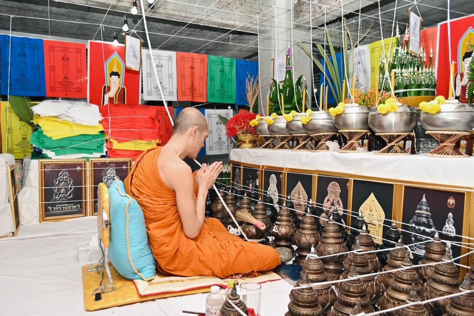 ผ้ายันต์พระบท ปิดตาเจริญยศ รวยไม่ยั้ง พระอาจารย์ต้อม ท่าสะแบง
