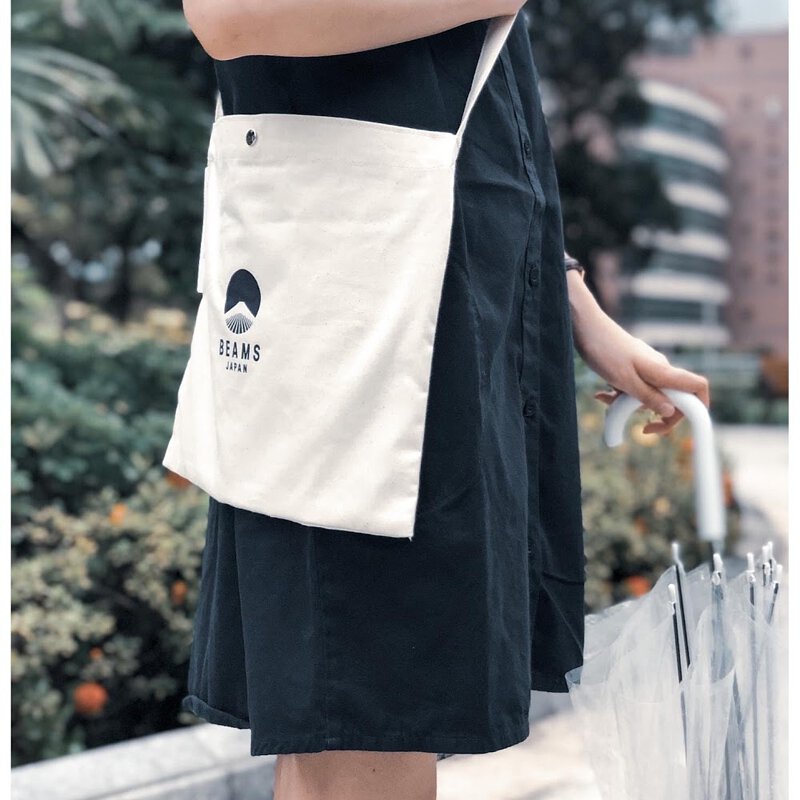 กระเป๋าผ้าสะพายข้าง Beams Japan Sacoche Bag รุ่นพิเศษจากญี่ปุ่น ของใหม่ ของแท้ พร้อมส่ง
