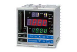 เครื่องบันทึกอุณหภูมิและสั่งการแสดงผลในตัวเดียวกัน Shinko รุ่น LMD-100 (Temperature recorder and controller 2 in 1)