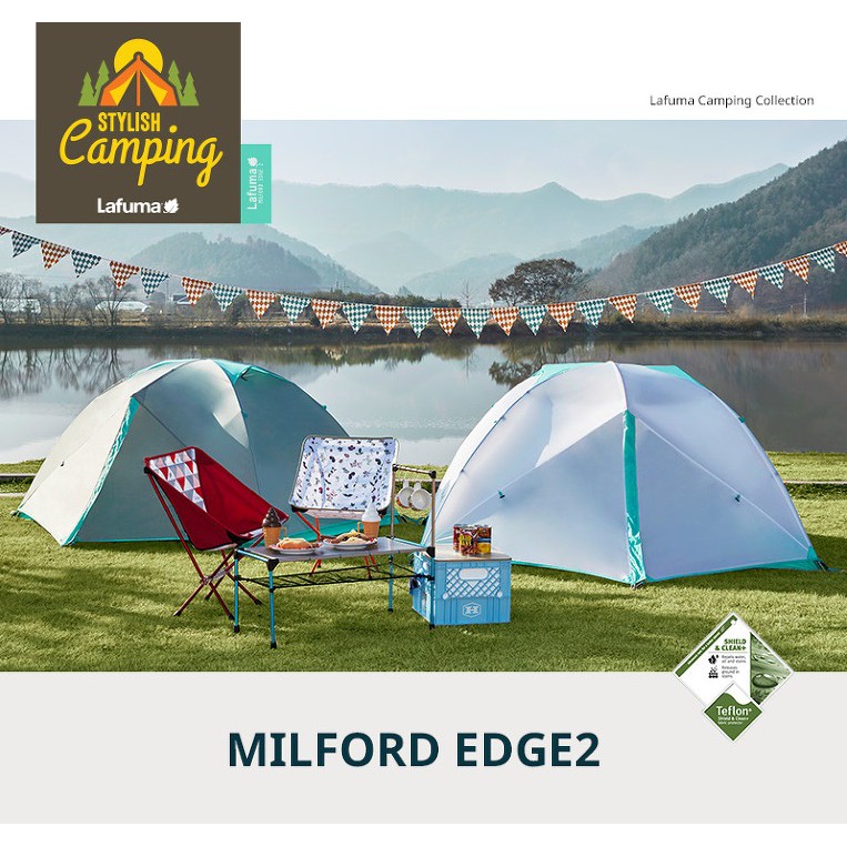 เต็นท์ Lafuma Milford Edge 2 เต็นท์ 2 คน เต็นท์เดินป่า แบรนด์ดังจากฝรั่งเศษ รุ่นล่าสุด ของใหม่ ของแท้ พร้อมส่งจากไทย