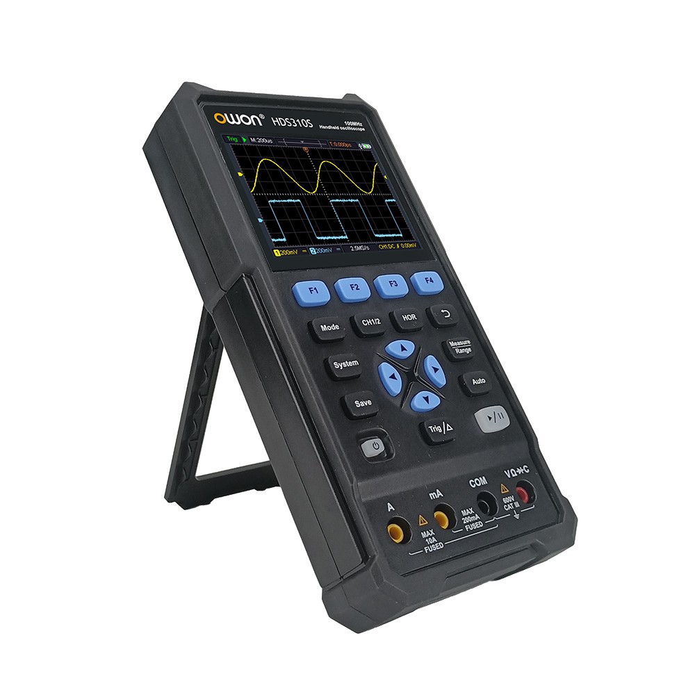 Owon รุ่น HDS310S ออสซิลโลสโคปแบบพกพา, มัลติมิเตอร์, และเจนเนอเรเตอร์